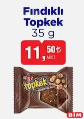 ETİ TOPKEK FINDIKLI MİNİ KEK 35 G fiyat ve kampanya bilgisi